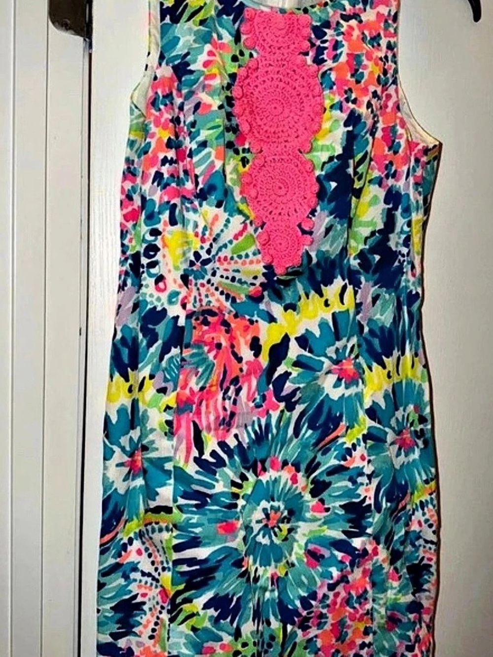 Lilly Pulitzer Charla Dress Multicolor & Pink Mini Size 4
